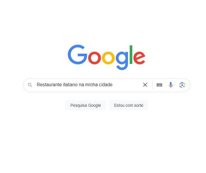 Barra de pesquisa do google.